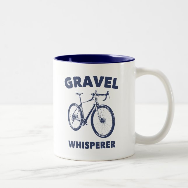Gravel Whisperer Two-Tone Coffee Mug (Right)
