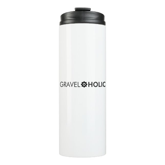 Gravelaholic Gravel Cycling Thermal Tumbler (Front)