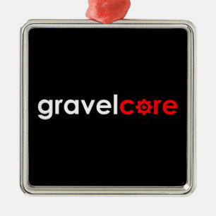Gravelcore Gravel Cycling Metal Tree Decoration