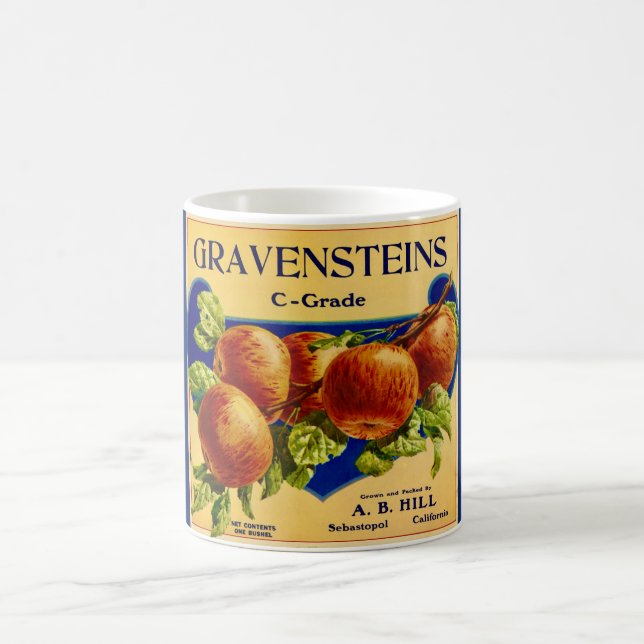 Gravenstein Apple Coffee Mug (Center)