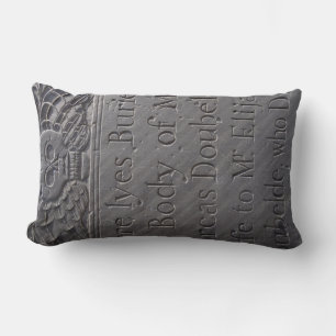 gravestone background lumbar cushion