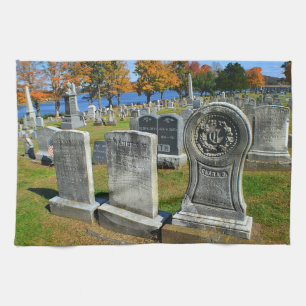 Gravestone Dish Towel