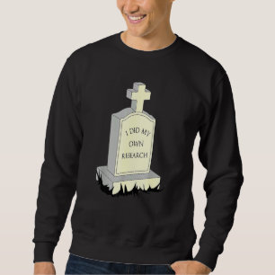 Gravestone Tombstone Halloween Costume Sweatshirt