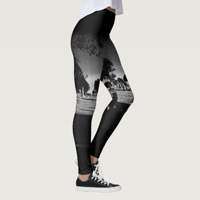 Graveyard Art Leggings (Right)