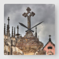 Graveyard cross close-up, Portugal