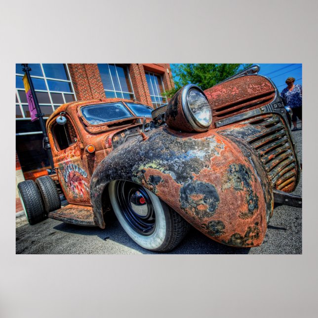 Graveyard Customs Rat Dodge Poster (Front)