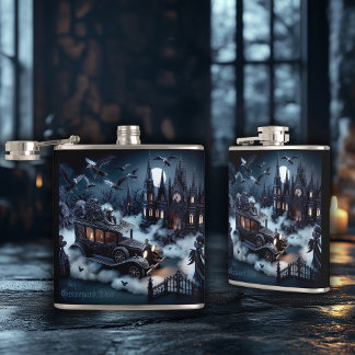 Graveyard Dew Potion Hip Flask
