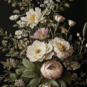 Graveyard Florals Tissue Paper