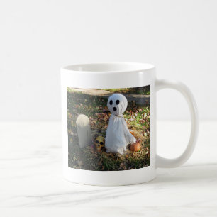 Graveyard, Ghost & Pumpkin Coffee Mug