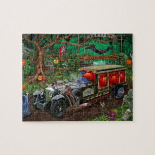 GRAVEYARD GHOST TOURS JIGSAW PUZZLE