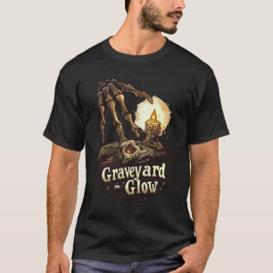 Graveyard Glow - Skeleton Halloween T-Shirt