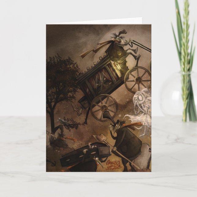 Graveyard Greetings Card (Front)
