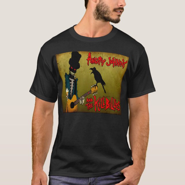 Graveyard Guitar Player T-Shirt (Front)