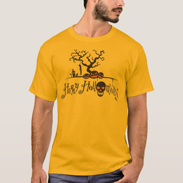 Graveyard Halloween Shirt (Front)