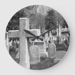 graveyard large clock