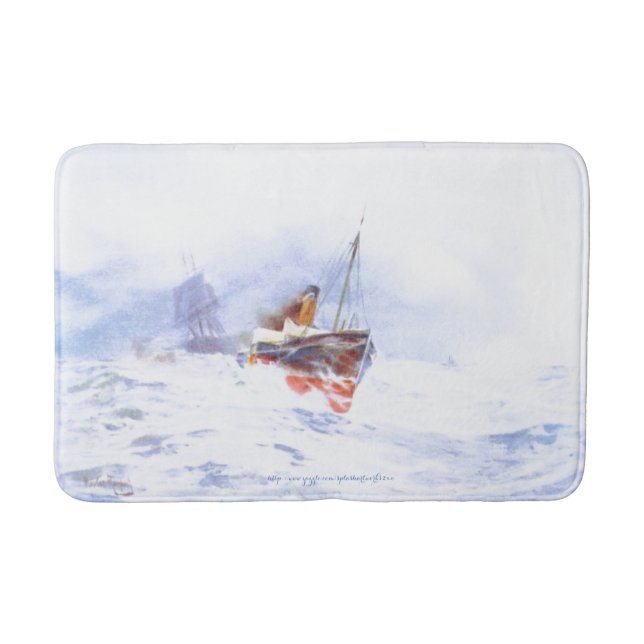 "Graveyard of Ships" Bath Mat (Front)