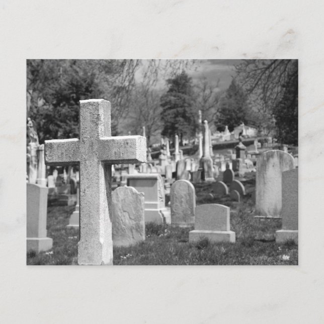 graveyard postcard (Front)