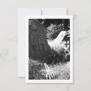 graveyard scene invitation
