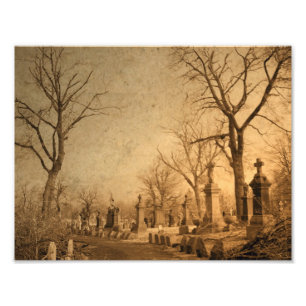 Graveyard Walk Photo Print