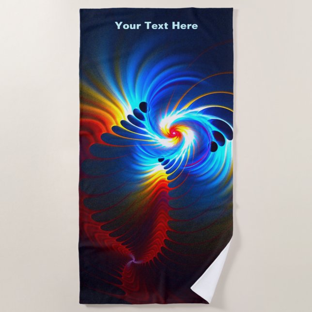 Gravitational Blueshift Beach Towel (Front)