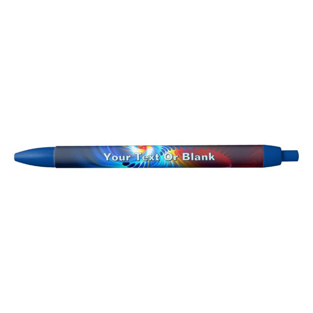 Gravitational Blueshift Black Ink Pen (Front)