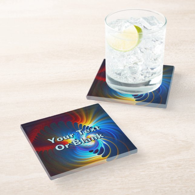Gravitational Blueshift Glass Coaster (Angled)