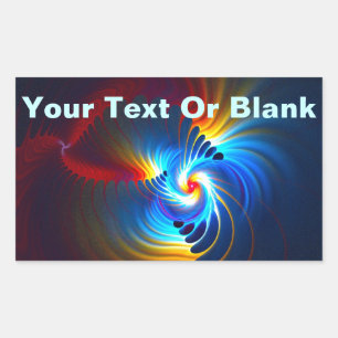 Gravitational Blueshift Rectangular Sticker