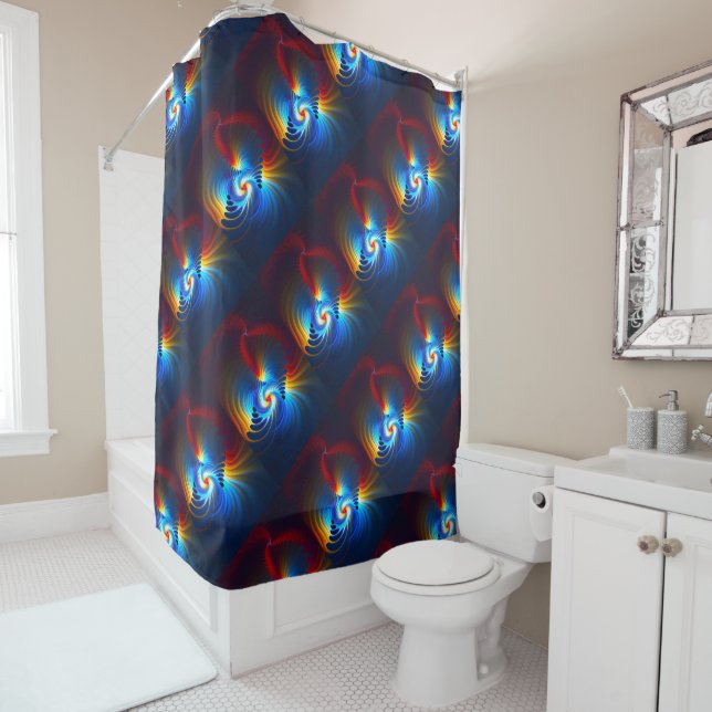 Gravitational Blueshift Shower Curtain (In Situ)