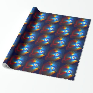 Gravitational Blueshift Wrapping Paper