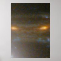 Gravitationally Lensed Image of Distant Galaxy