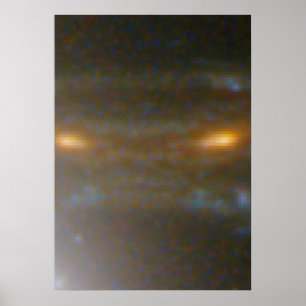 Gravitationally Lensed Image of Distant Galaxy Poster