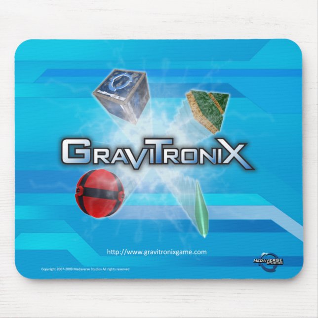 Gravitronix Logo Mouse Pad (Front)