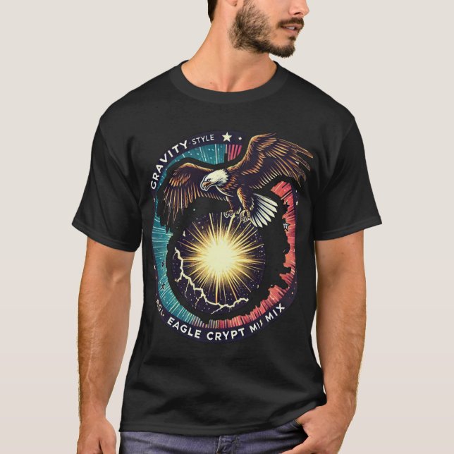 Gravity Eagle: Supernova Sentinel" T-Shirt (Front)