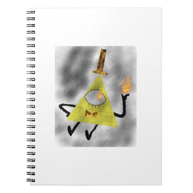 gravity falls bill cipher notebook (Front)