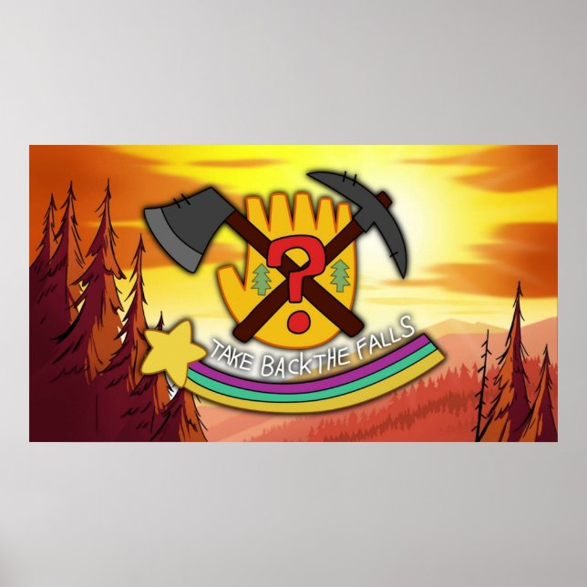 Gravity Falls  Take Back The Falls Poster (Front)