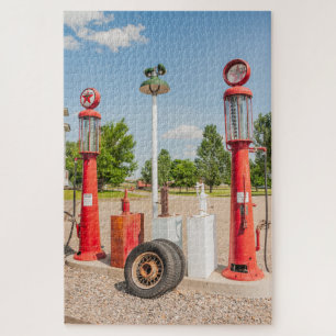 Gravity Flow Gas Pumps - 1014 piece Jigsaw Puzzle