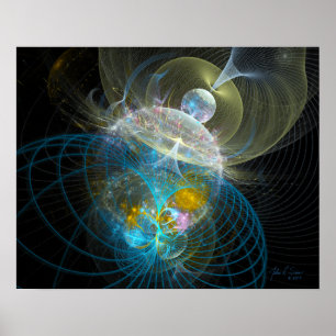 Gravity Grid (20x16) Poster
