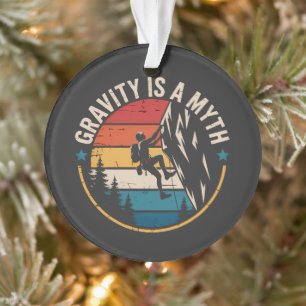 Gravity Is A Myth Ornament