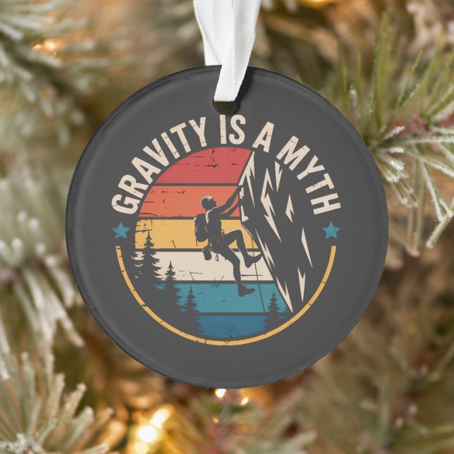 Gravity Is A Myth Ornament (Tree)
