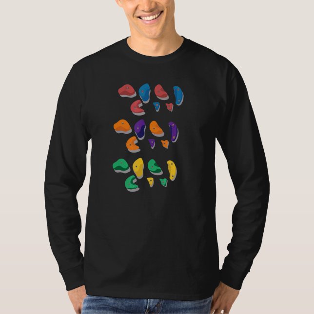 Gravity Is A Myth Wall Climbing Bouldering Mountai T-Shirt (Front)