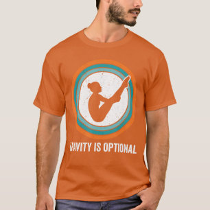 Gravity is Optional Springboard Diving Pose T-Shirt