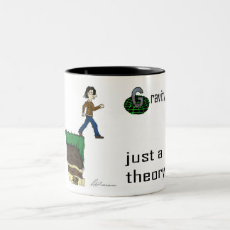 Gravity, just a theory. (Colour version) mug