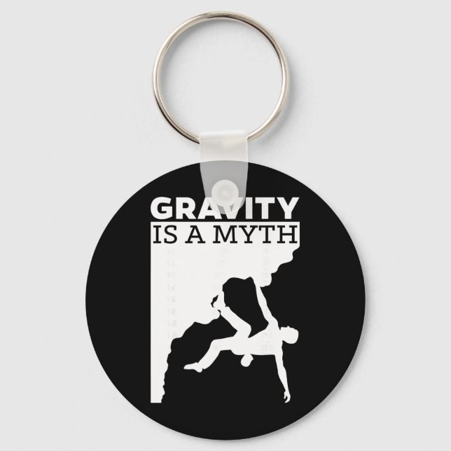 Gravity Myth Bouldering Climbing Mountaineering  Key Ring (Front)