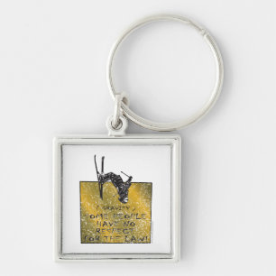 Gravity Skier Key Ring