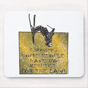 Gravity Skier Mouse Mat