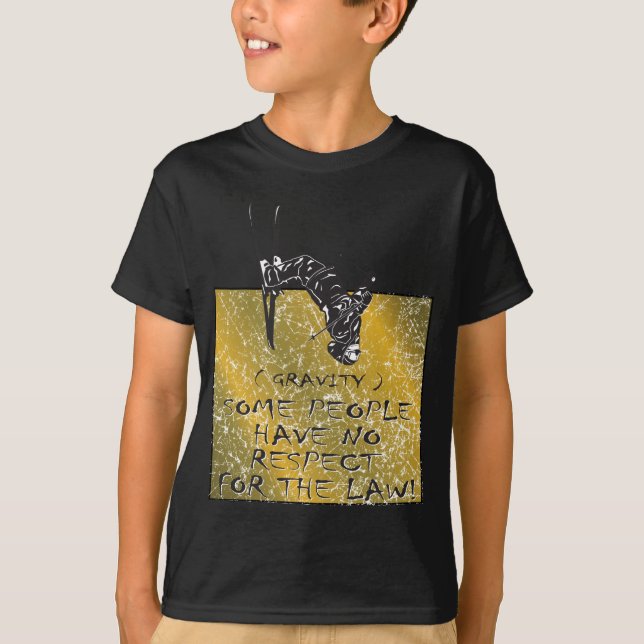 Gravity Skier T-Shirt (Front)