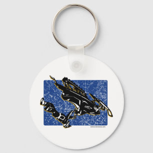 GRAVITY-SLED KEY RING