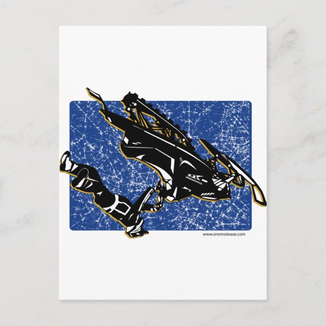 GRAVITY-SLED POSTCARD (Front)