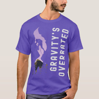 Gravitys Overrated Climbing Bouldering Alpinist De T-Shirt