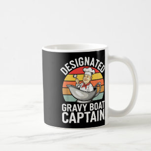 Gravy Boat Captain Funny Thanksgiving Food Coffee Mug
